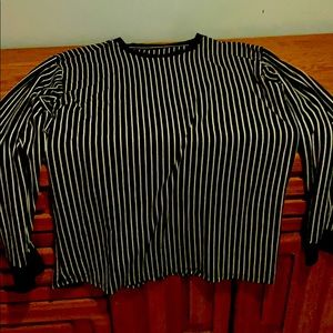 Striped long sleeve shirt